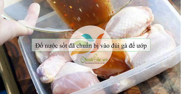 cach lam dui ga nuong mat ong